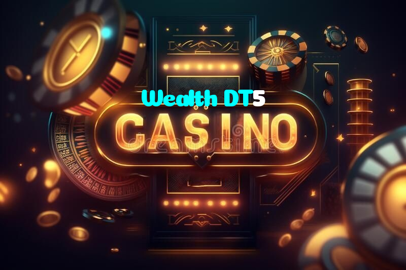 Wealth DT5 casino presented on mobile device in Pakistan with slots and live games
